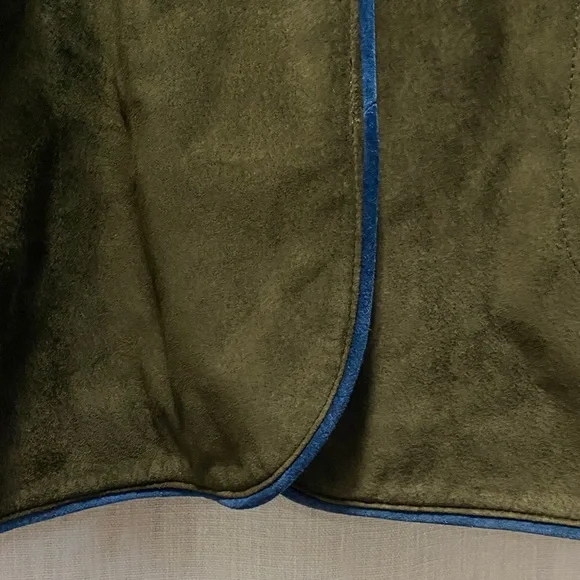 Vintage Danier Green Suede Coat - Picture 11 of 16